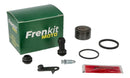 Caliper Repair Kit + Piston Black / Stainless Steel For BMW C1 125 ABS 2001-2004 - 34 MM