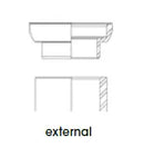 Upper External Headset Bearings Black - 49 MM | 1-1/8"