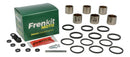 Superkit Front Aluminum / Black / Silver / Stainless Steel For Kawasaki ZX-6 R 600 Ninja Catalysator 1998-1999 - 27 MM