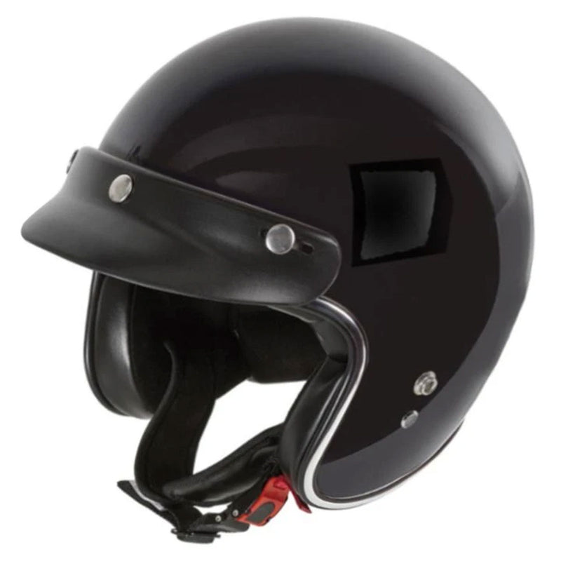 Garibaldi G02X Vintage Open Face Helmet Black