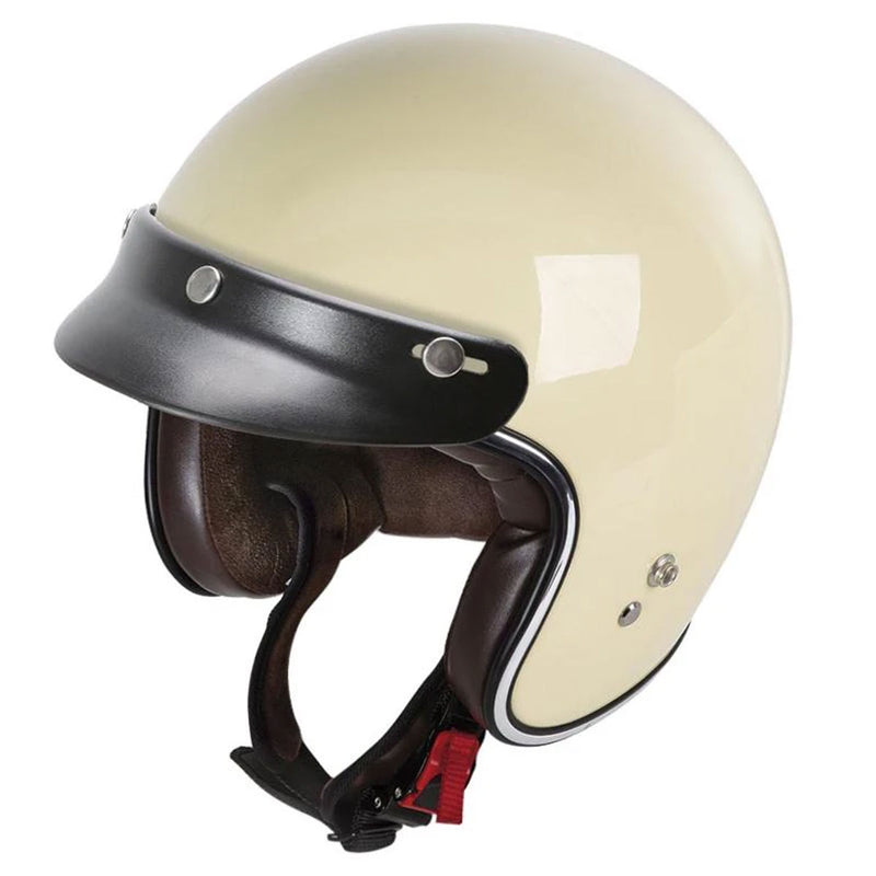 Garibaldi G02X Vintage Open Face Helmet Ivory