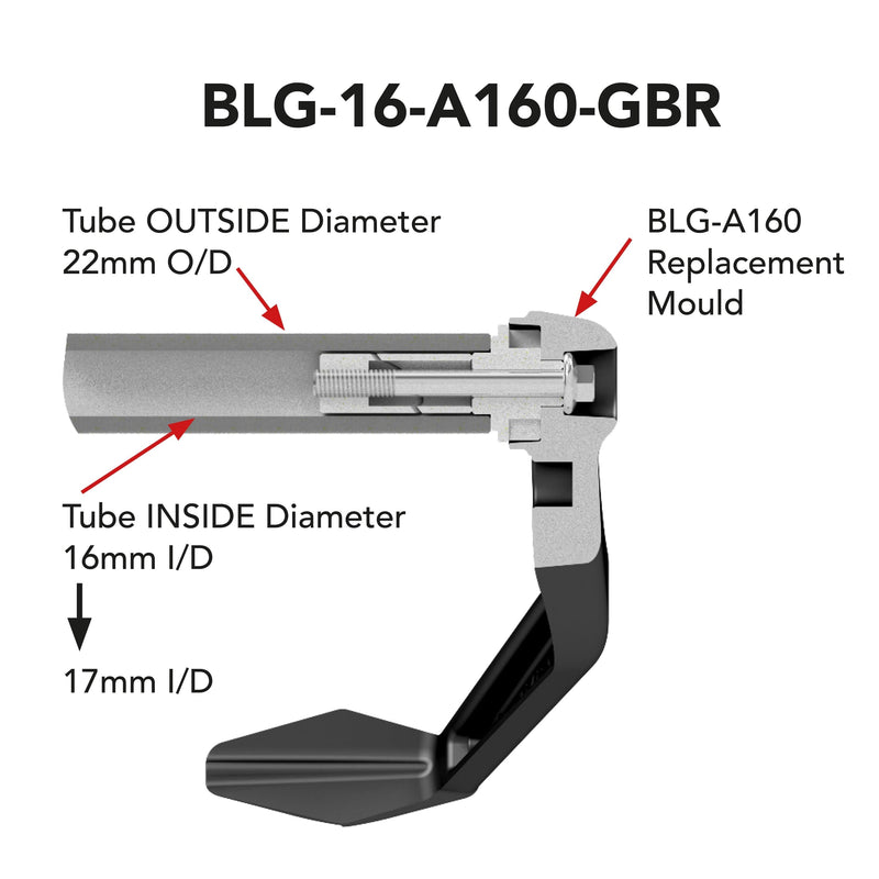 Brake Lever Guard With 16mm Insert Black