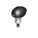 Bullet Frame Slider Right Side Race Black For Triumph Daytona 675 2006-2010