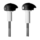 Bullet Frame Slider Set Race Black For Kawasaki ZXR 400 1991-2003