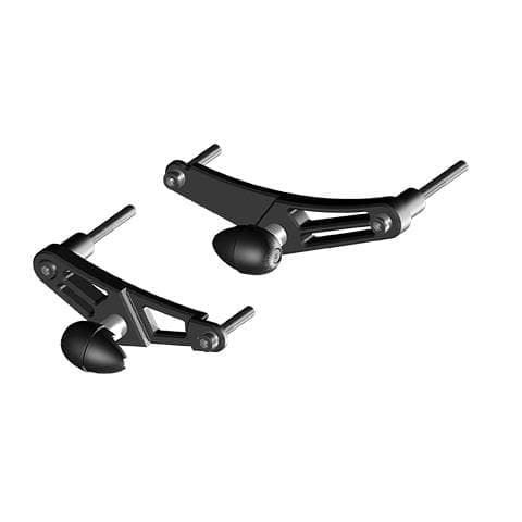 Bullet Frame Slider Set Race Black For Triumph Daytona 675 2011-2012