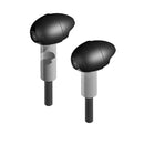 Bullet Frame Slider Set Street Black For Yamaha YZF-R6 2006-2016