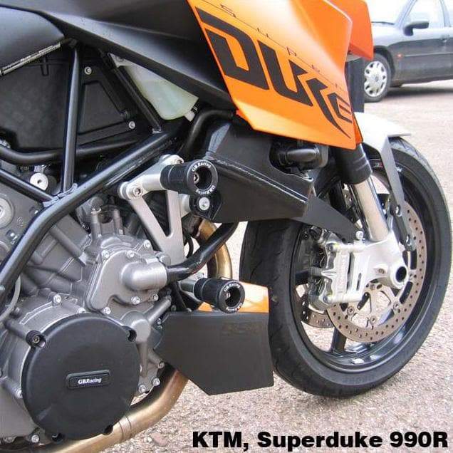 Crash Mushrooms Set Black For KTM 950 Supermoto 2005-2006