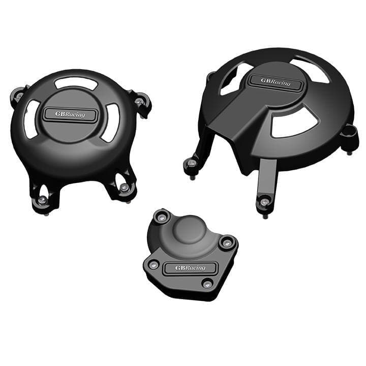 Engine Cover Alternator Cover Set Black For Triumph Daytona 675 2006-2010