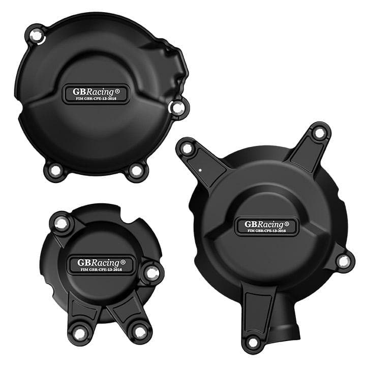 Engine Cover Secondary Set Black For Kawasaki ZXR 400 1991-2003