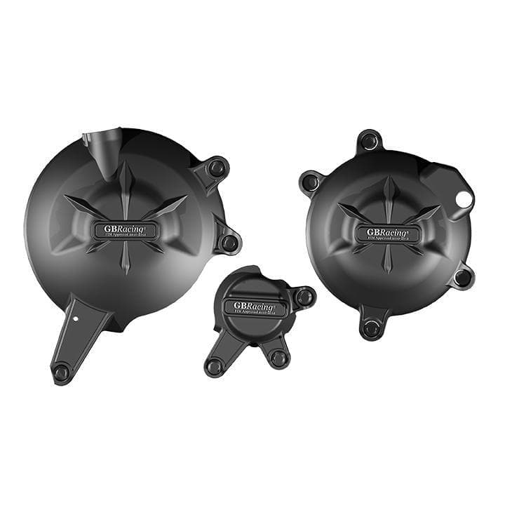 Engine Cover Set Black For Kawasaki ER-6F 2006-2016