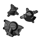Engine Cover Set Race Black For Yamaha YZF-R1 2009-2014