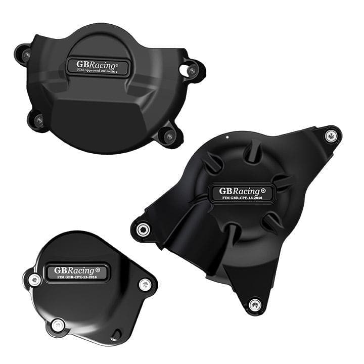 Engine Cover Set Race Black For Yamaha YZF-R6 2006-2016