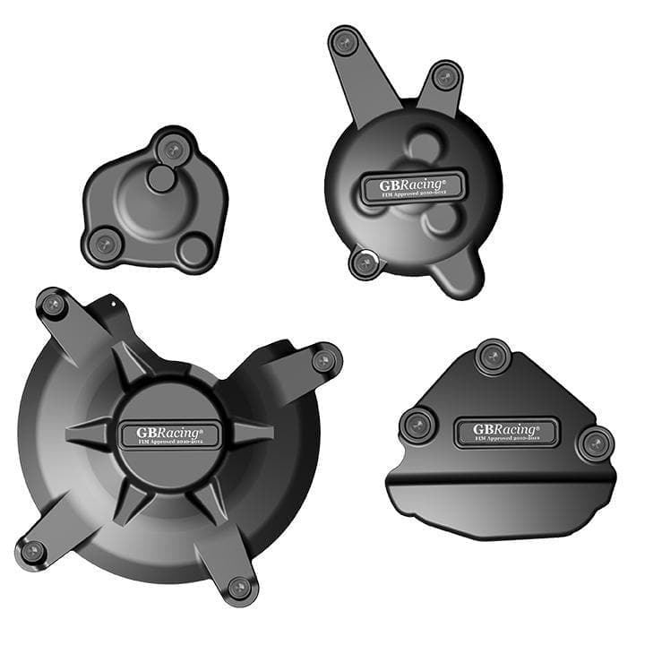 Engine Cover Set Black For Yamaha FZ1 Fazer 2009-2015