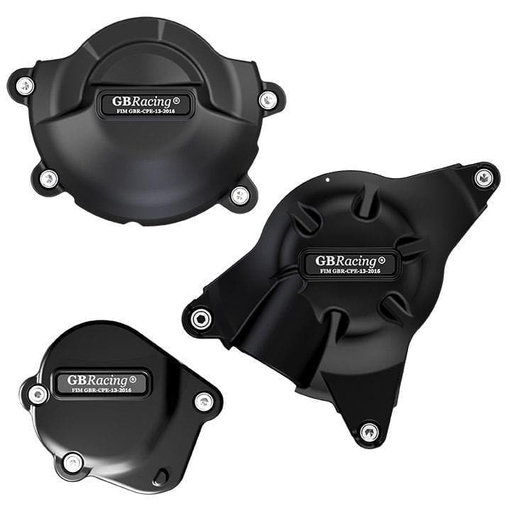 Engine Cover Set Black For Yamaha YZF-R6 2006-2016