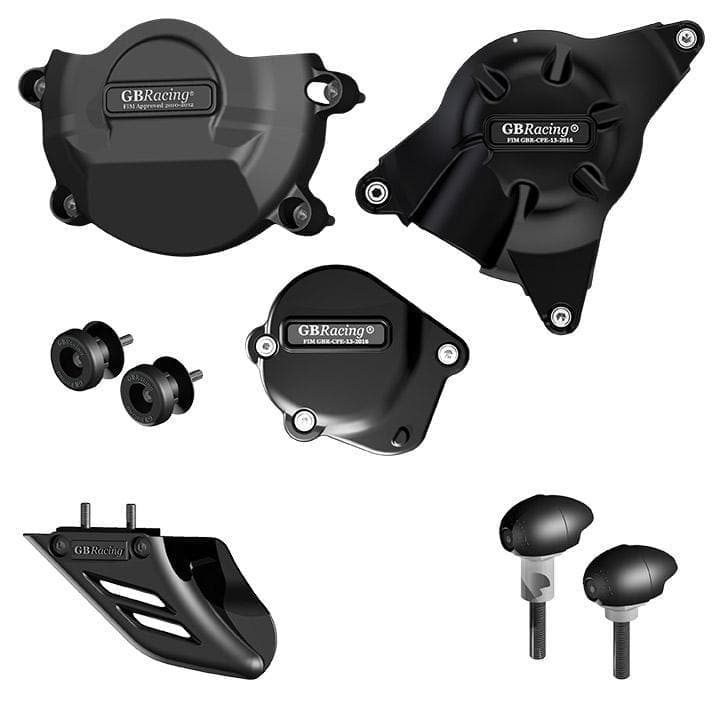 Motorcycle Protection Bundle Race Kit Black For Yamaha YZF-R6 2006-2016