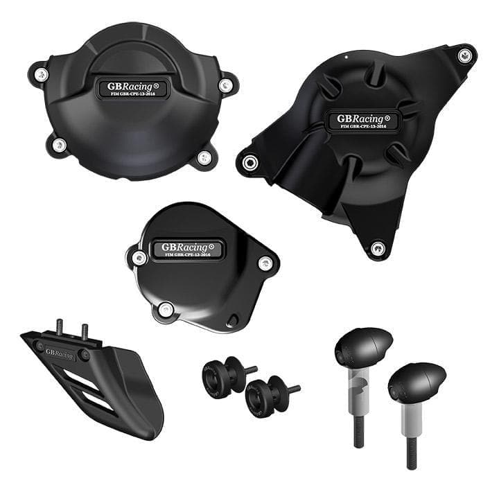 Motorcycle Protection Bundle Black For Yamaha YZF-R6 2006-2016