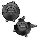 Secondary Engine Cover Set Black For Kawasaki Ninja 300 2014-2016