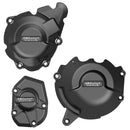 Secondary Engine Cover Set Black For Kawasaki Ninja 1000 SX 2020-Current
