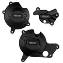 Secondary Engine Cover Set Black For Suzuki DL 650 V-Strom 2017-Current