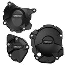 Secondary Engine Cover Set Black For Suzuki GSF 600 Bandit 1996-2004