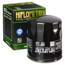 Hiflofiltro HF551 Oil Filter Gloss Black