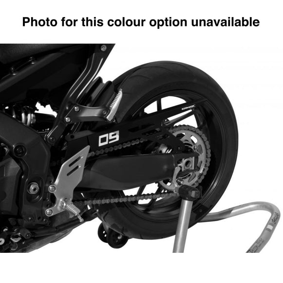 Hugger with Aluminium Chainguard For Midnight Black/Black Metallic 2 [bl2] For Yamaha MT-09 2021-2023