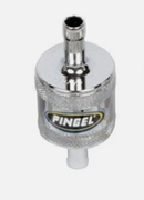5/16 Fuel Filter 1-In / 1-Out Chrome Plated Aluminium