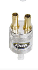 5/16 Fuel Filter 2-In / 1-Out Machined Aluminium Finished