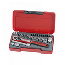 Mini Rosso 1/4 Inch Socket Wrench Set