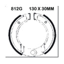 EBC 812G Motorcycle Replacement Rear Left Brake Shoes - 130 x 30mm
