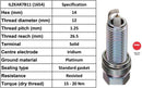 NGK ILZKAR7B11 1654 Plugs - Box Of 4 - FREE UK Delivery, FREE 365 Day Returns | Moto Superstore