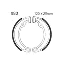 EBC 980 Motorcycle Replacement Front Left Brake Shoes - 120 x 25mm