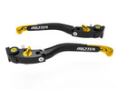 Eco GP Adjustable Levers Brake & Clutch Gold For Moto Guzzi V100 Mandello S / Stelvio 2023>2024