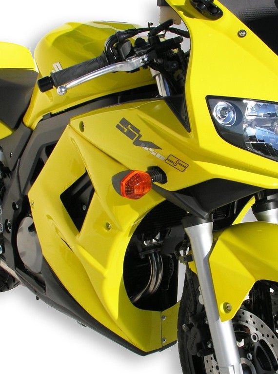 Fairing Lowers For Lemon Yellow (Pearl Orpiment Yellow YU9) For Suzuki SV 650 S 2004-2004