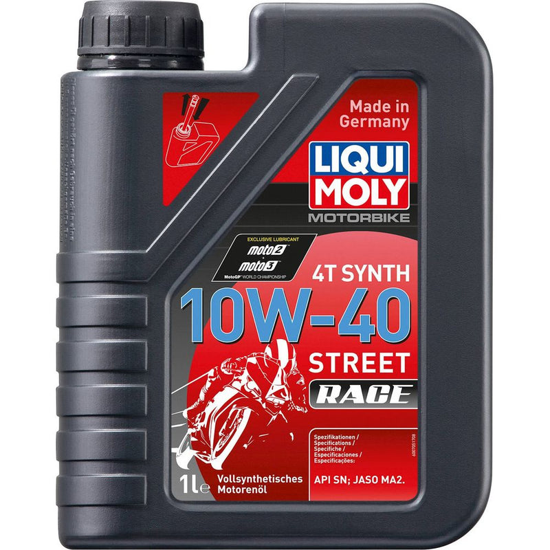 Liqui Moly 4 Stroke Fully Synthetic Street Race 10W-40 Motoroil
