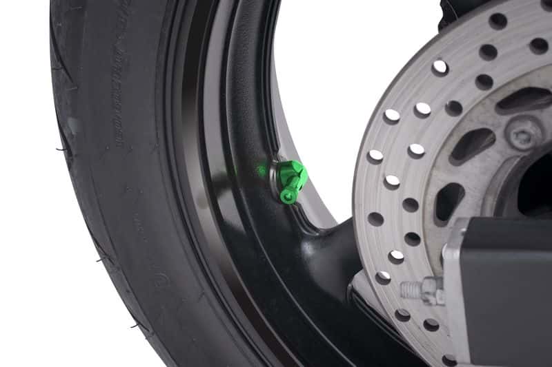 11mm Race Valve Caps For Anodized Aluminium Green
