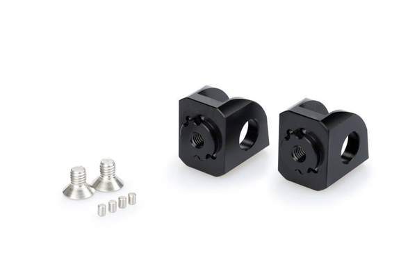 Adjustable Rider Footpeg Adaptor Black For KTM 1290 Superduke R 2020-Current