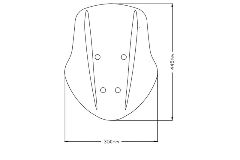 Adjustable Touring Screen Light Smoke For Ducati Diavel 1260 2019-Current