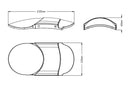 Aluminium Front Guard Black For Kawasaki Vulcan S 2015-Current