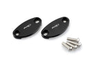 Aluminium Mirror Caps Black For Kawasaki ZX-10R 2016-2019