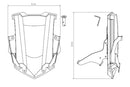 Electronic Screen Mounting System Black For Triumph Tiger 800 XC / XCX / XCA / Low 2018-2019