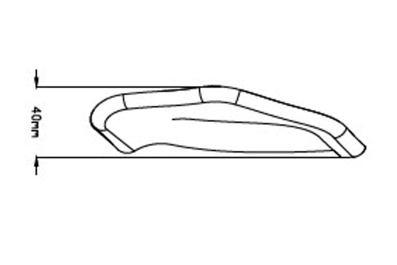 Fly Screen (ABS) For Matte Black For Yamaha XV 950 / R 2014-Current