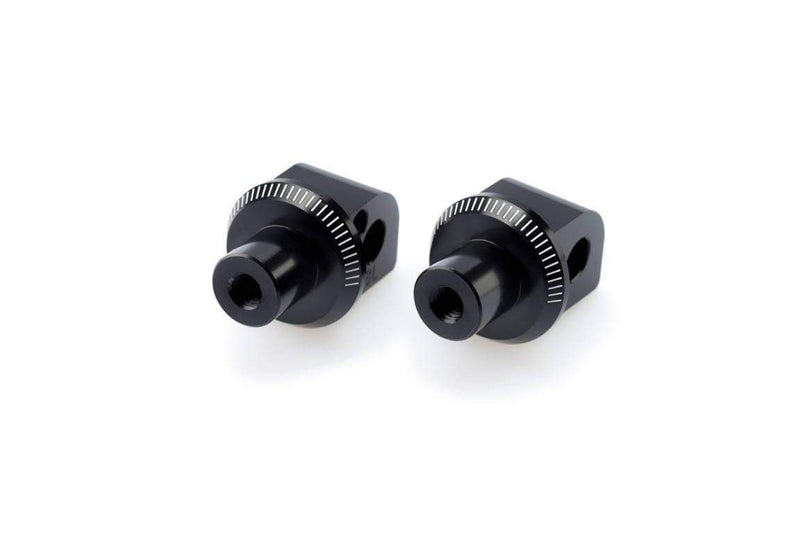 Footpeg Adaptors Passenger Black Anodised Aluminium For Yamaha FJR 1300 2013-Current