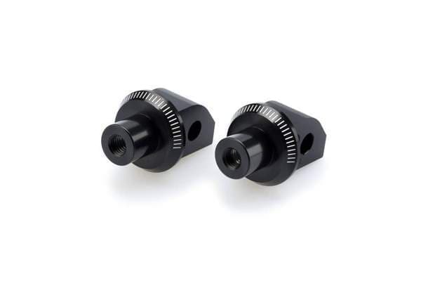 Footpeg Adaptors Rider Black Anodised Aluminium For KTM 1290 Superduke R 2020-Current