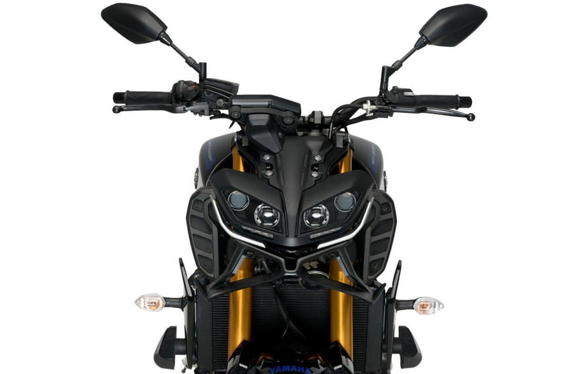 Front Downforce Spoilers Black For Yamaha MT-09 2017-2020