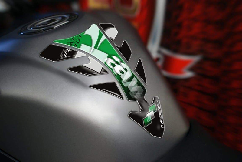 Future Kawasaki Tank Pad Green
