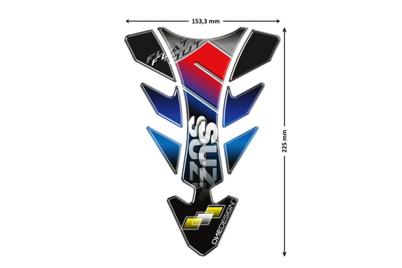 Future Suzuki Tank Pad Blue