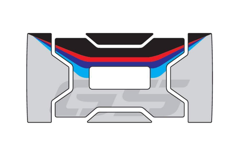 GS Adhesives Kit Grey For Vario Panniers Grey For BMW R1200 GS 2004-2018