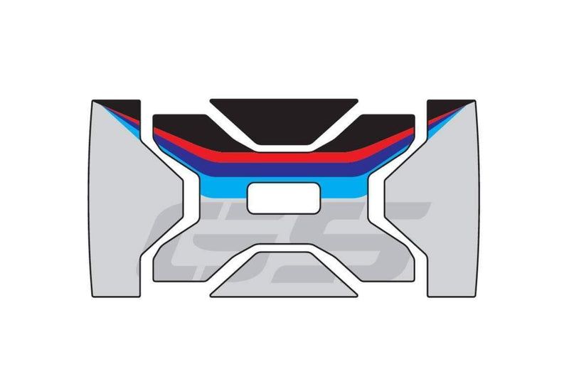 GS Adhesives Kit Grey For Vario Top Box Grey For BMW F700 GS 2012-2017