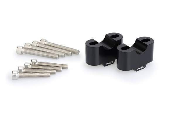 Handlebar Risers - 30mm Rise Black For Honda NC 750 X 2021-Current
